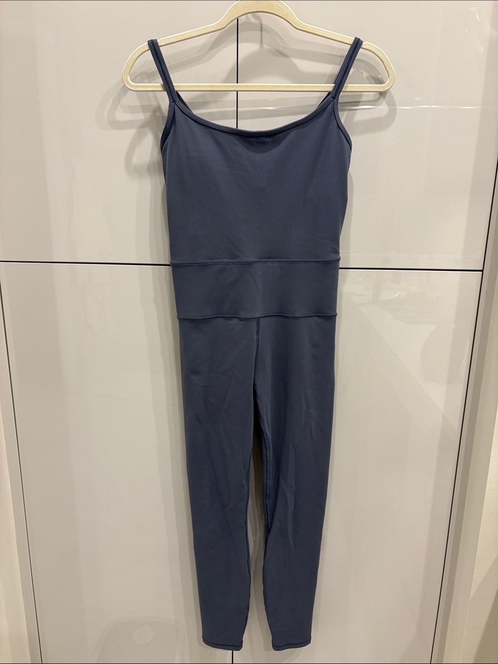 Vuori Slate Blue Slim-Strap Jumpsuit